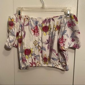 off the shoulder crop